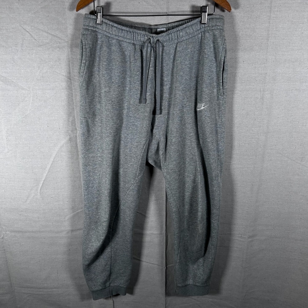 Nike Mens Sportswear Club Fleece Joggers Grey Sweatpants Large CU8953-063